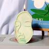 3D Human Face Candle Mold Art Silicone Abstract Candle Mold Candle Making Portrait Mold for Handmade Soap Making Casting