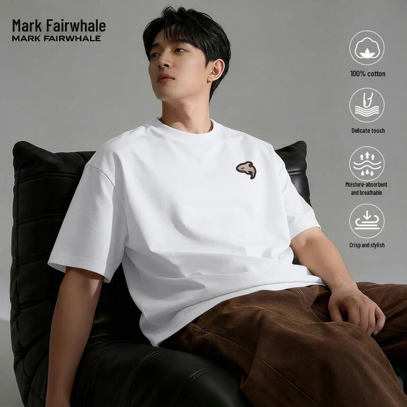 

Mark Fairwhale Men s Orca Silhouette Heavyweight Cotton T-Shirt 3XL