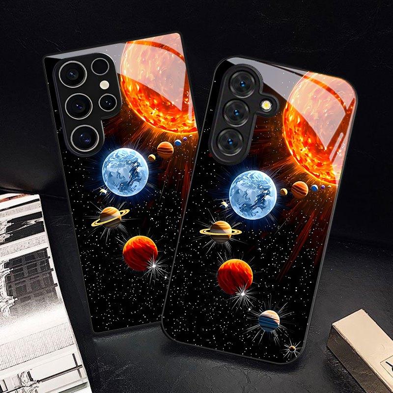 Solar System Planet Print phone case for Samsung Galaxy S26 S25 S24 S23 S22 S21 and other models back cover