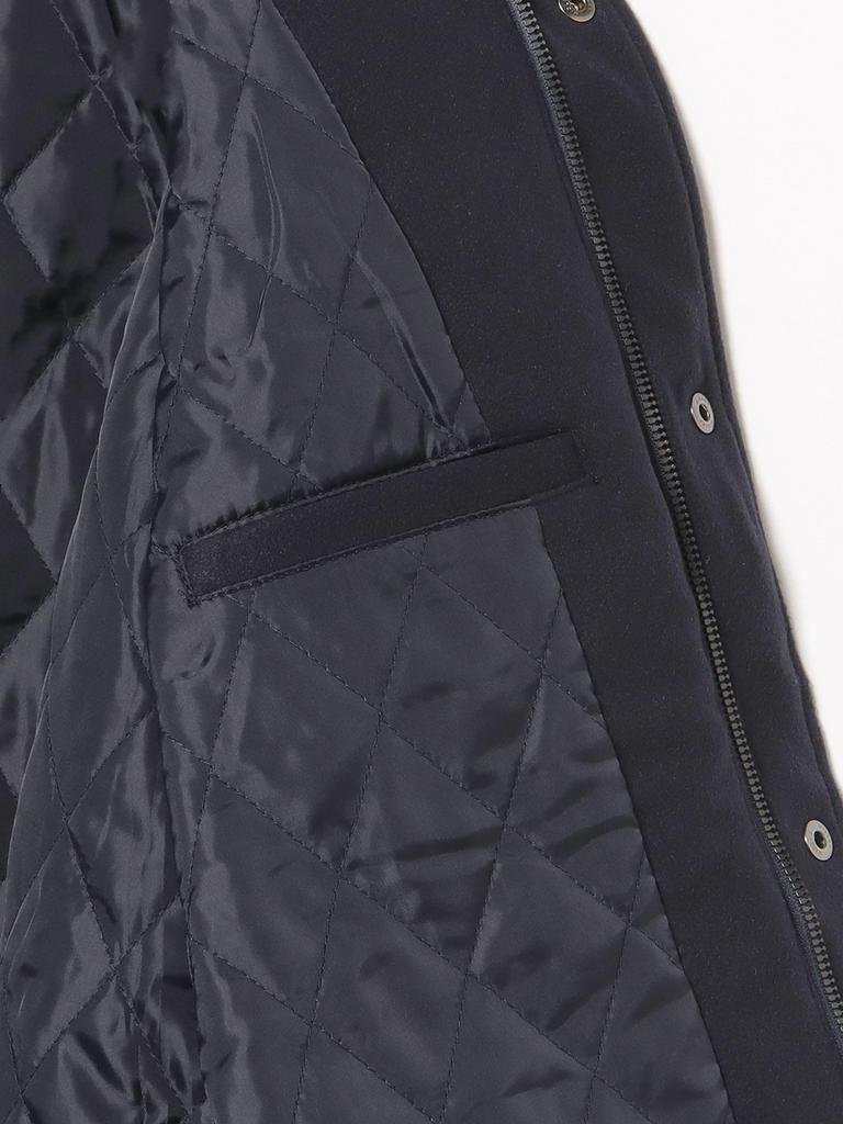 Beams Heart Stadium Chest Zip Size 42180080147 Men's Blouson, TRIPLE_BLACK, S,