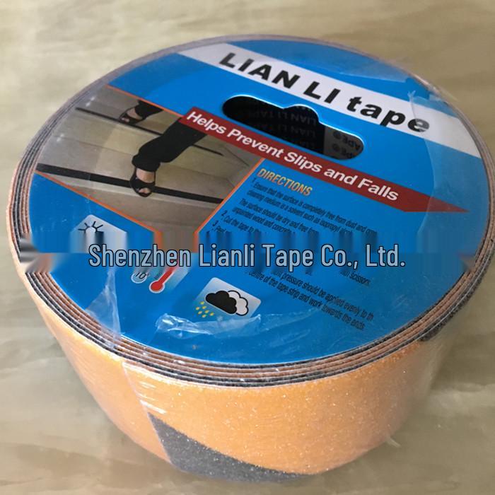 German Black and Yellow Anti-Slip Tape for Floors and Stairs