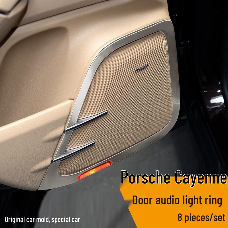 Porsche Cayenne Stainless Steel Rear Trunk Anti-Collision Trim Strip