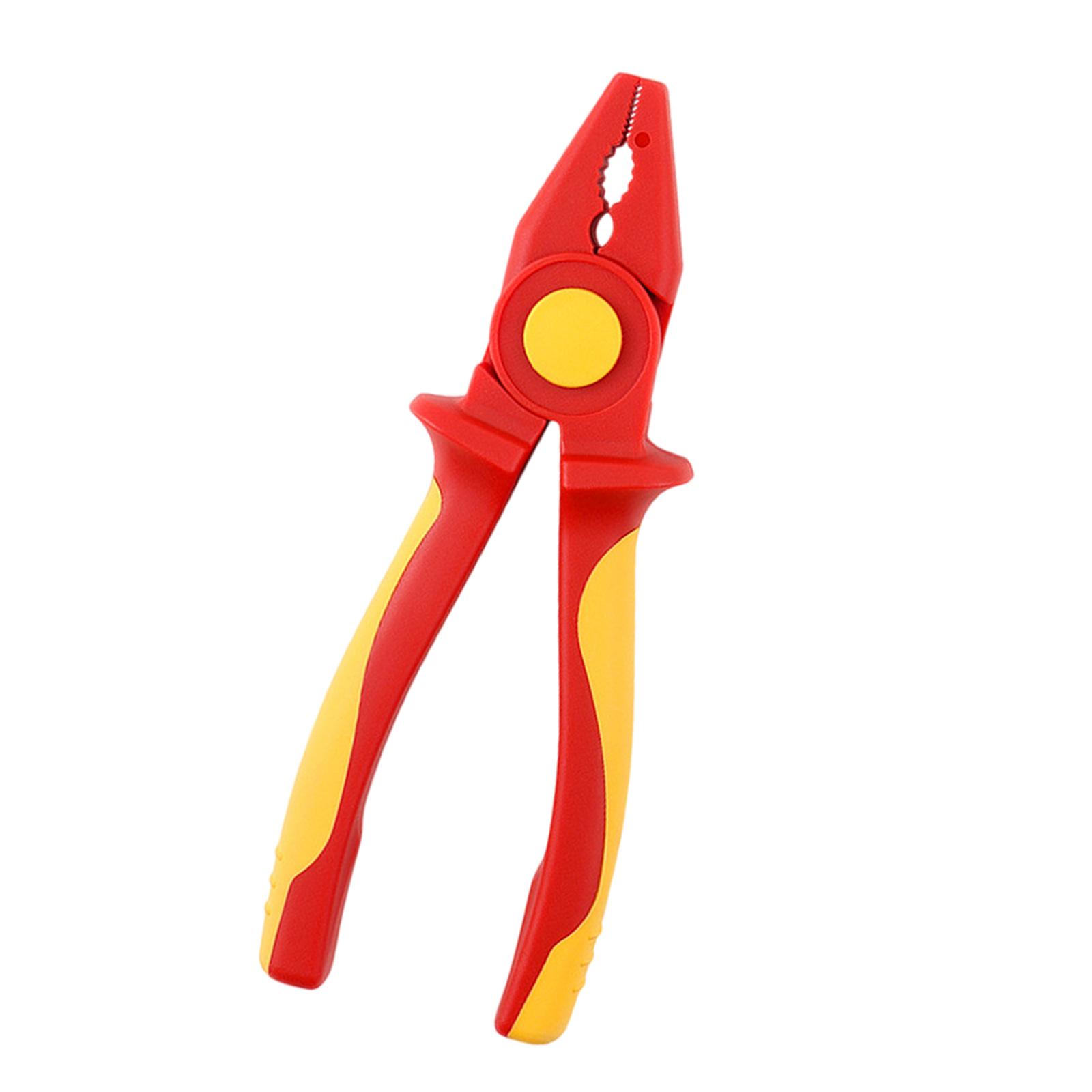 

Professional 1000V Insulated Plastic Pliers for Electricians with Ergonomic Grip for Instrument Installation Tasks