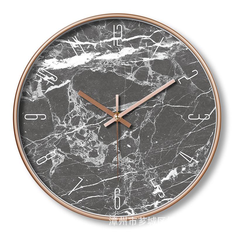 Plastic Silent Wall Clock Creative Fashion Living Room Wall Clock Clock Wall Clock 12 Inches 30CM