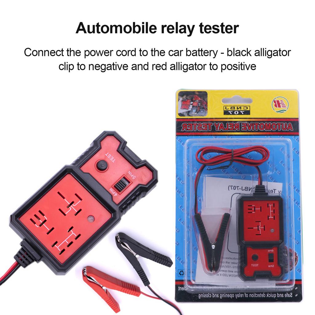 Tester de relee electronice pentru automobile 1/2 buc. Verificator de baterii auto LED Indicator luminos universal 12V Releu auto