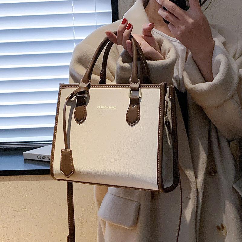 Jianneng Premium Sense Simple Texture Large Capacity 2025 New Trend Versatile Messenger Bag Portable Commuter Shoulder Bag