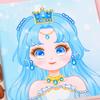 4/5 pcs Reusable Princess Dress Up Sticker Book Educational Sticker Toy  Educational Activity