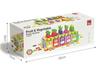 Kids' Educational Fruit & Veggie Vending Cart: Multifunctional Shape & Color Matching Toy with Pull-Along Radishes for Early Learning