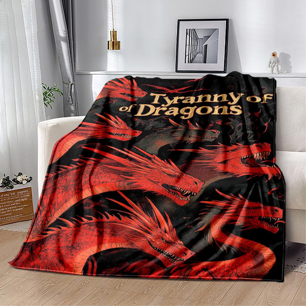 Dungeons & Dragons Blanket Ultra-Soft Great for Office Chair Couch Picnics Four Seasons Universal Modern Style Perfect Gift for Relatives and Friends