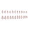 Detachable Press On Nails DIY Simple French False Nails Long Almond