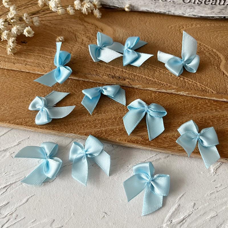 2.5cm Wide Handmade Ribbon Bow Knot for DIY Clothing & Hair Accessories, Card Holders, and Decorations