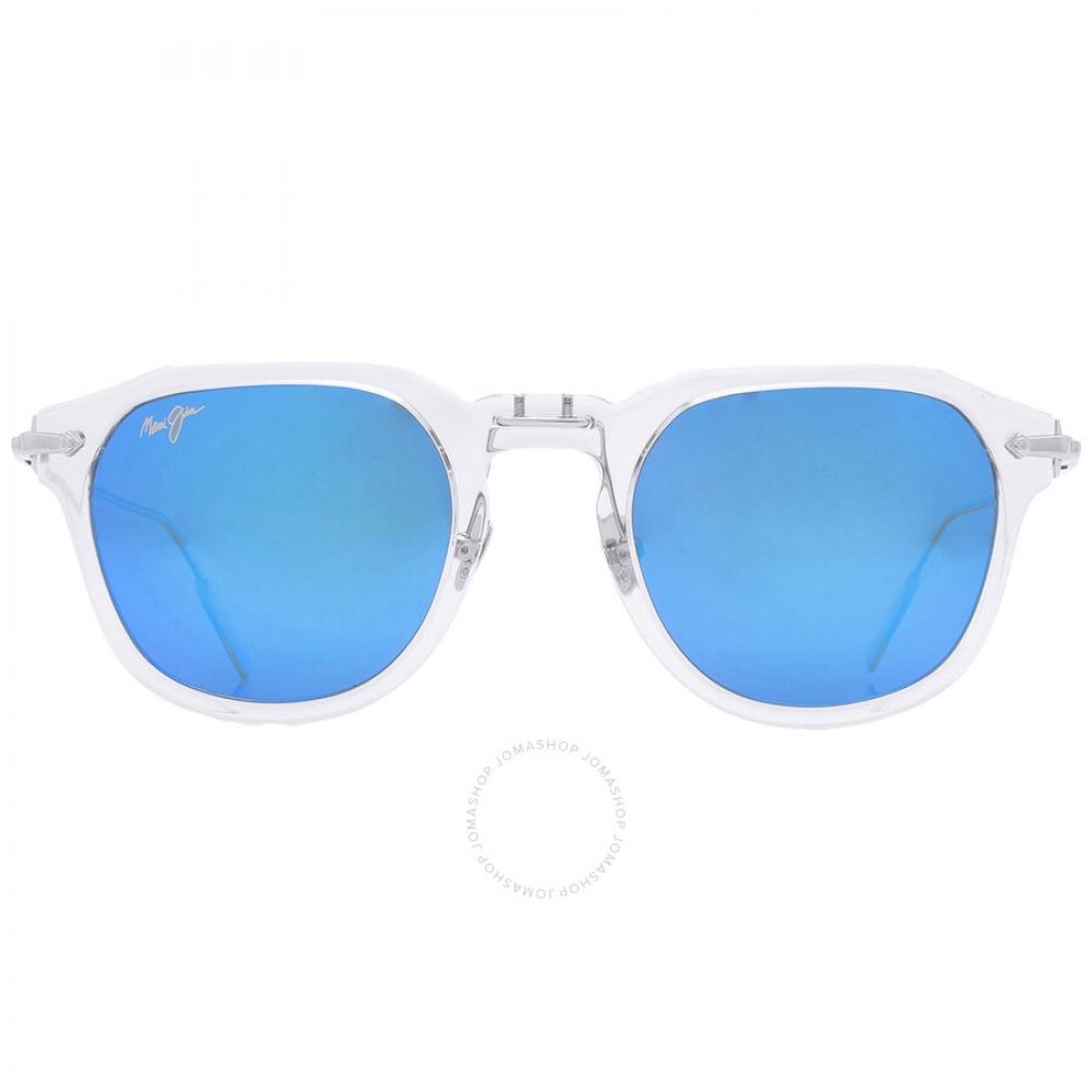

Maui Jim Alika Blue Hawaii Geometric Unisex Sunglasses B837 05 49