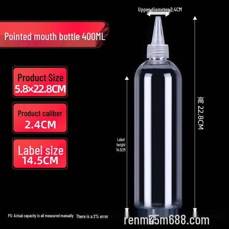 Transparent Squeeze Bottle for Ink/Paint/Pigments, 15/30/50/100ml, Empty for Sand Painting/Color Dispensing.