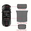 For Tesla Model Y 2024 Front Rear Trunk Mat TPE Lower Storage Box Pads Protective Cover Cargo Liner Trunk Tray Floor Mat