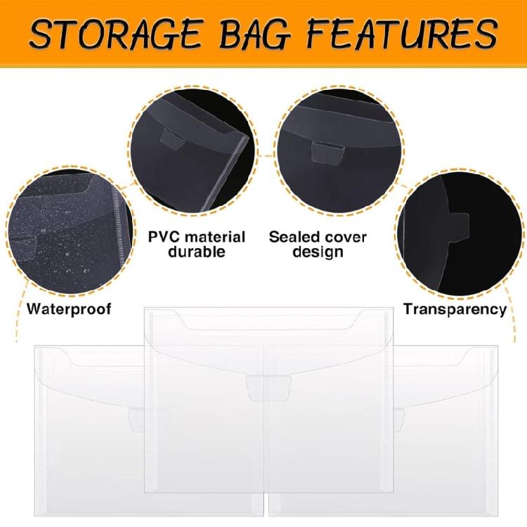 20 Pcs Magnetic Plate Cutting Dies Storage Bag Magnetic Sheets Stamp & Die Storage Pocket Die Storage Bag