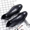 Men's British Style Pointed Toe Leather Chelsea Boots - Korean Design, Formal & Casual, Large Sizes Available