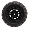 2 Pcs 85mm RC Car Tire 47mm Width 12mm Hex Adapter Rubber Car Replacement Tyres for SCY 16101 16102 1/16 RC Car