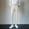 Men's Lightweight Korean Style Slim Fit Casual Suit Pants