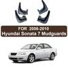 Mud For Hyundai Sonata i10  2008-2024 Accessories TPE Mudguards Original Design Fender Anti-Snow Anti-Sand Guard Protector