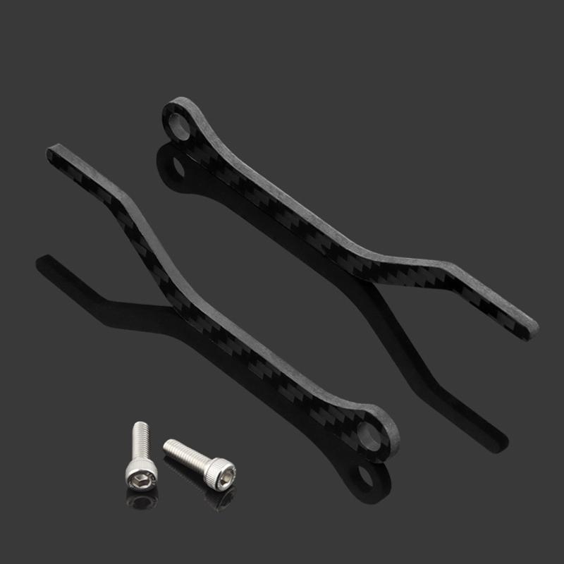 1 Satz Carbonfaser Rennrad Kettenstabilisator Kettenführung Titanschrauben Kettenabweiser Fahrradkettenfänger Schnalle