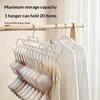 Multifunctional Closet Storage Hanger With 20 Non Slip Hooks Perfect For Organizing Bras Ties Belts Saving Wardrobe Space