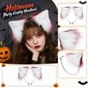Plush Animal Ear Headband for Halloween Costume Party