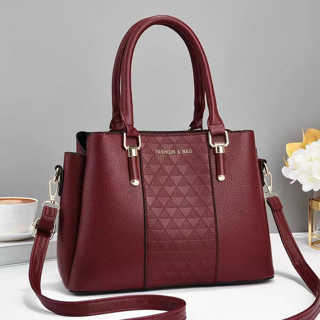 Stylish And Spacious Mama Bag Trendy Crossbody Handbag Versatile Shoulder Bag In Black Red And More