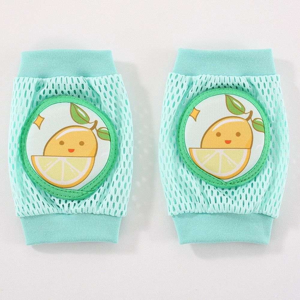

Reticular Baby Cartoon Knee Pads Elastic Infant Kneepad Crawling Toddler Protector Kids mango