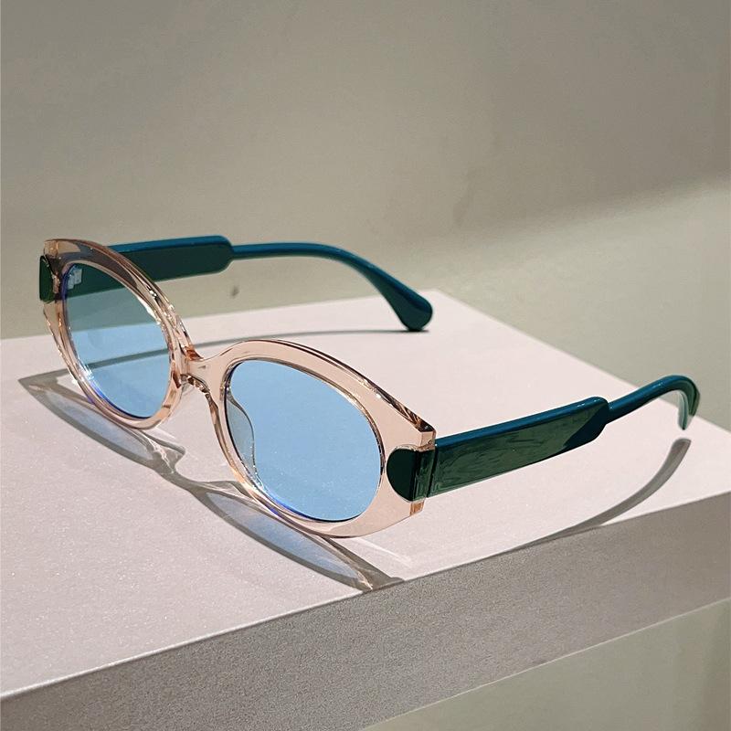 Vintage Sexy Cat Eye Sunglasses Women For Men Luxury Brand Designer Sun Glasses Punk Popular Hip Hop Double Color Eyewear Uv400