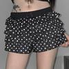 European and American Summer Girlish Style Personalized Fashion Slim Fit Polka Dot Half Body Cake Skirt