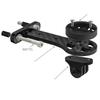 HOUSON Carbon Fiber Bike Computer Mount Integrated Handlebar Mount for