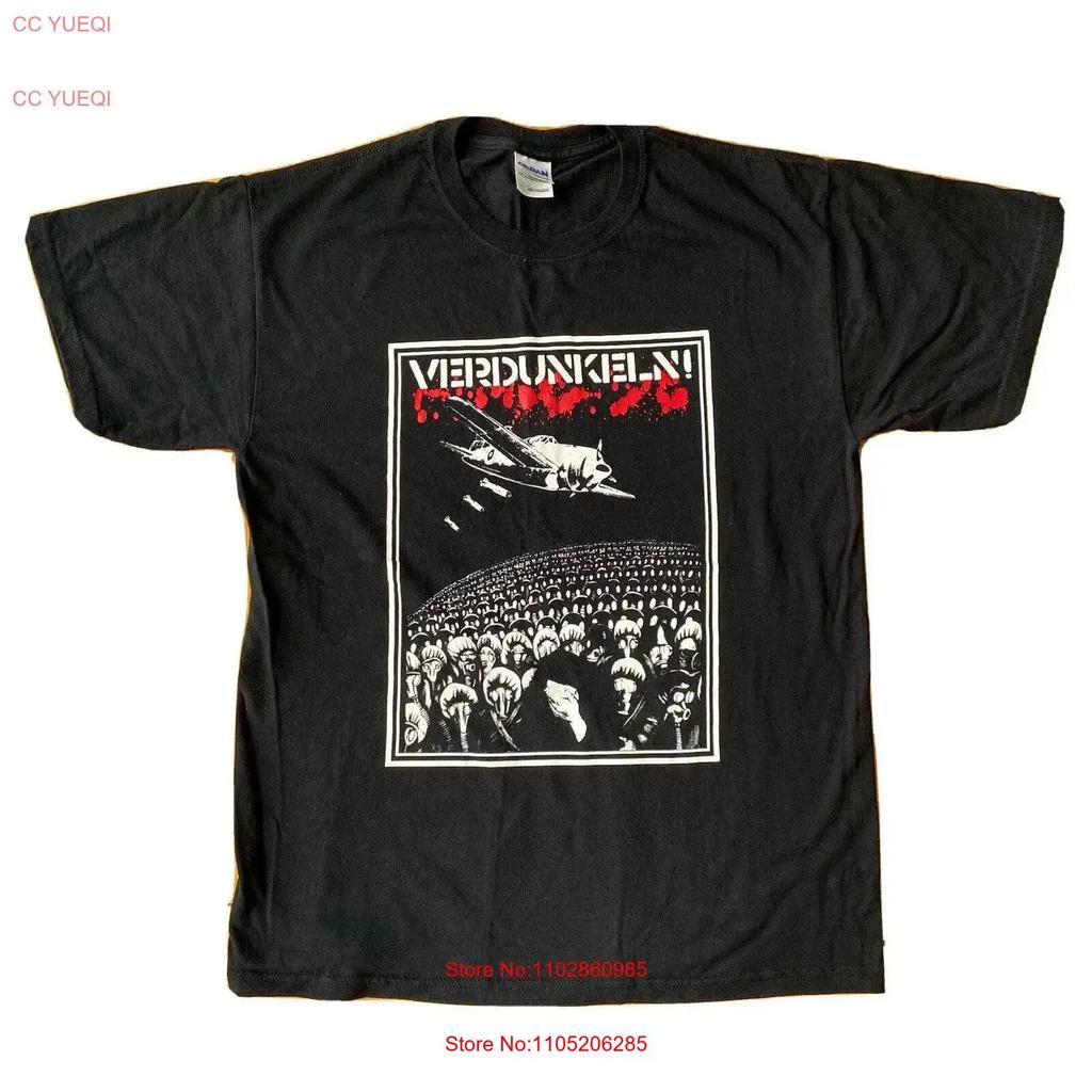 Verdunkeln T-Shirt Medium Rare Black Metal Punk Deathstorm Bombenalarm Ss 70 Vintage Streetwear Atmungsaktiv Vielseitig