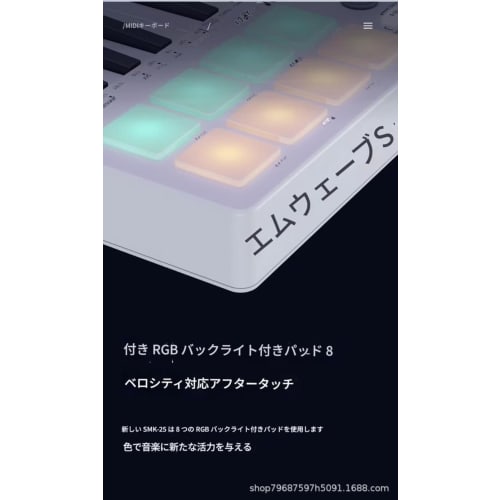 Brfveob 25-Key USB Controller Mini Keyboard with Velocity Sensitivity, Compact, Music Production Gift for Elementary School Music Lovers and Beginners