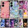 Case For Huawei Nova Y73 Fundas Oil Painted Silicone Back Cover For Huawei Enjoy 80 Soft Matte Phone Case JUY-AL00 Protect Shell