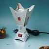 220V Plug-in Middle Eastern Incense Burner Metal with Diamond for OUDH Sandalwood Electric Cone Censer Not Fit for 110V Voltage