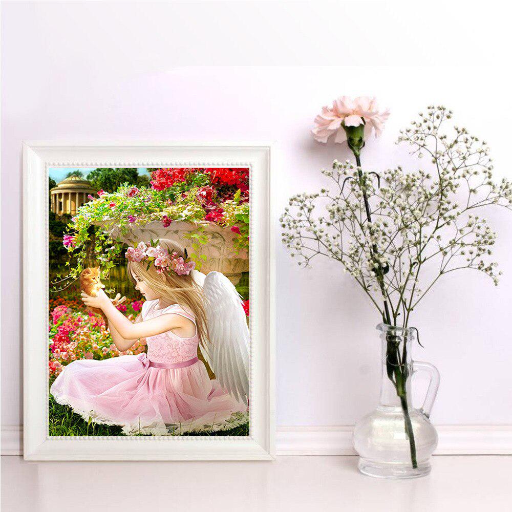 5d Diamond Painting Full Drill Angel Mosaic Home Decoration Accessories Portrait Handicraft Wall Art