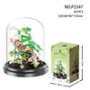 Yu Gao Insect & Hibiscus Rose Building Block Flowers - Compatible with Lego, Assembled Ornament Toys