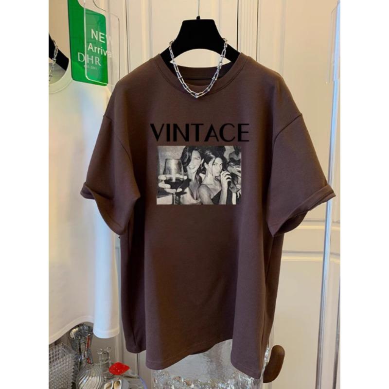 

Футболка с короткими рукавами для женщин, летняя, новая, из чистого хлопка, средней длины, с круглым вырезом, универсальная, повседневная, замедляющая старение XXXL