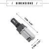 Motoforti 4WD Front Four Wheel Drive Actuator, 4X4 Front Differential Axle Actuator, For Chevy Silverado Avalanche K1500 K2500 K3500, ABS, 26060073,