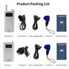 ABNR 1 Set Tour Guide System 2.4G Wireless Transmitter Receivers For Excursion Factory Church Training Cycling Tour Microphone