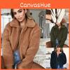 Cozy And Fashionable Womens Warm Teddy Bear Pocket Fluffy Fleece Fur Jacket Coat