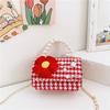 Eyecatching Kids Crossbody Bag Bright Red Pearl Princess Bag With Durable Antitheft Features