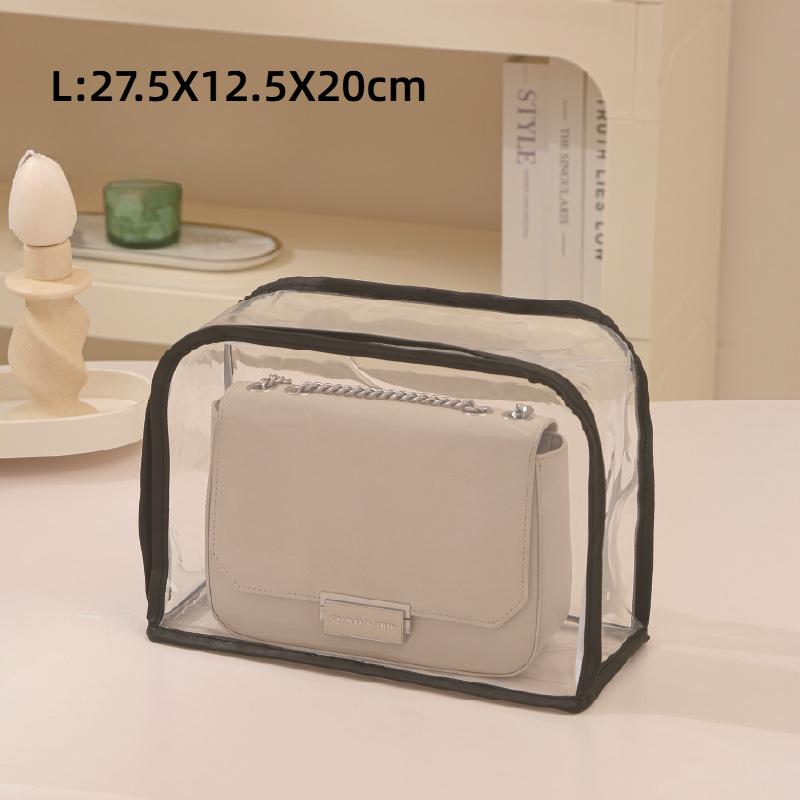 Dust-Proof Transparent Luxury Handbag Storage Bag Organizer Hanging Handbag Cover with Zipper High Capacity Storage Bags