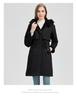 Two-sided Wearing Large Fur Collar Mid-length Fleece-lined Parkas Women's Cotton-padded Coat Thickened Jacket