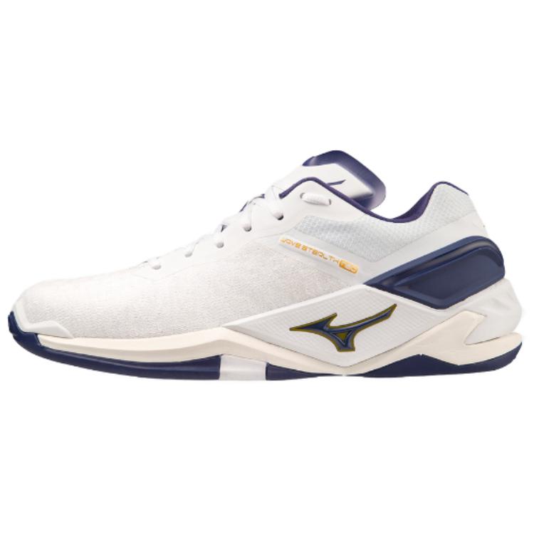 Mizuno Wave Stealth Neo Comfortable Simple Non-Slip Wear-Resistant Low-Top Training Shoes Unisex Sneaker White Platinum X1GA200043