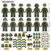 Battle Of Khe Shan M8257 Vietnamese Army Minifigures Children Assemble Small Particles Building Block Toy Accessories Dog Chess