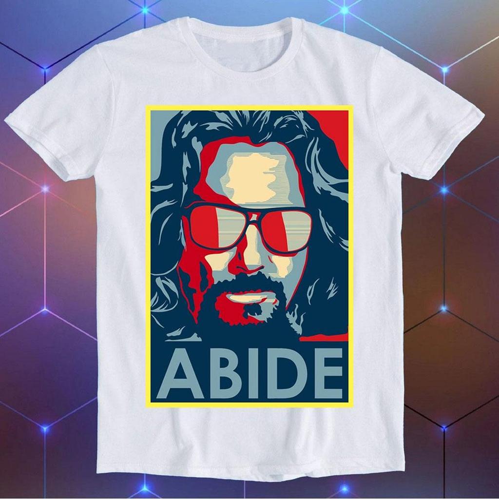 The Big Lebowski T-Shirt The Dude Abide Funny Movie Cool Gift Tee E128