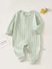 Pure Cotton Long Sleeve Baby Bodysuit: Spring & Autumn Style Newborn Romper