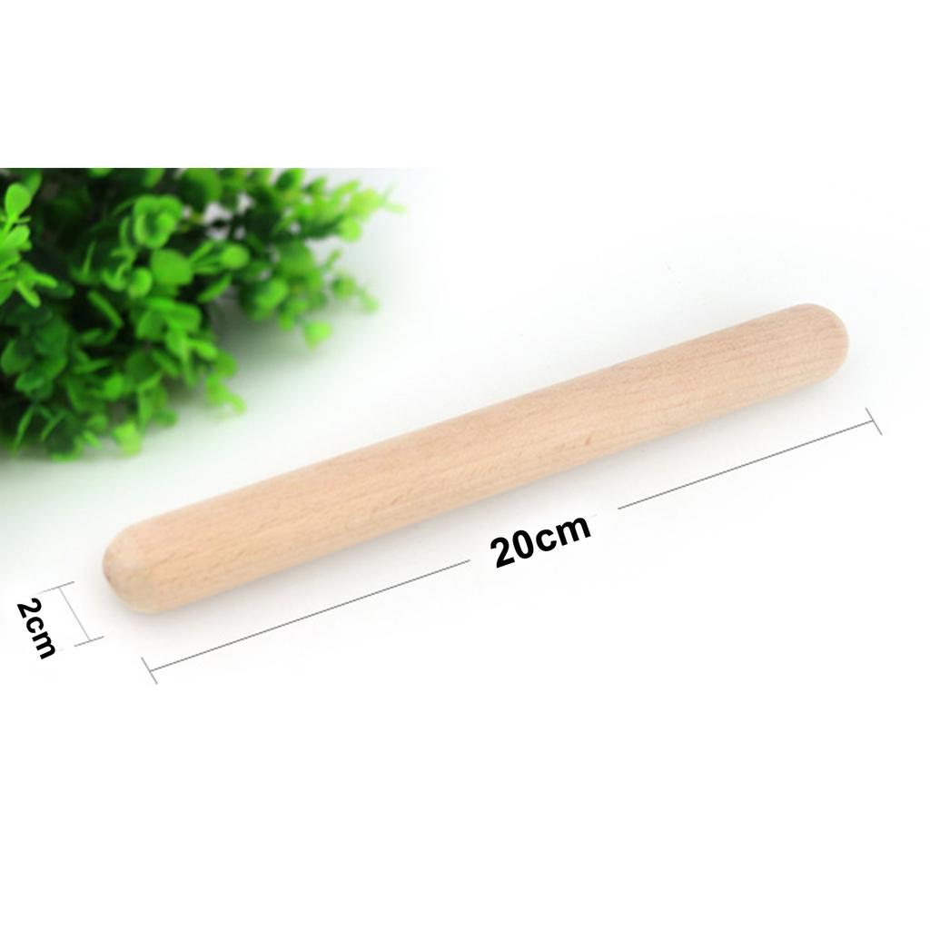 Rhythm Stick Educational Musical Sticks Wood Claves Kids Percussion Instrument for School Music