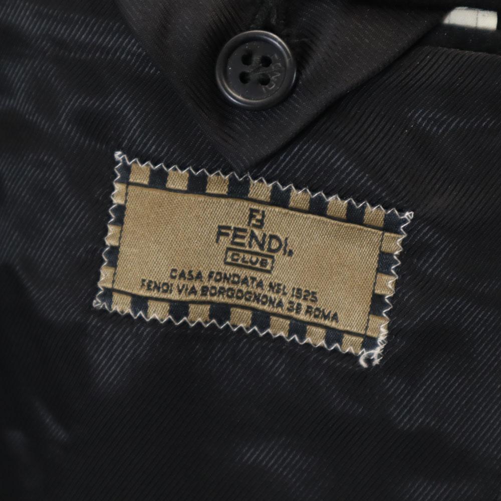 Fendi Made In Italy Tailored Jacket 46 Black Blazer Men's Used